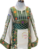 Etameen Traditional Embroidered Palestinian Fellahi Thobe
