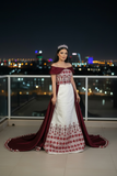 Pre-Order Customized Bridal Dress with Removable skirt