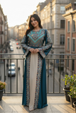 Eid collection Elegant Dress Embroidered Palestinian Thobe