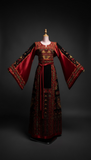 Red Embroidery The Sultanah Collection Palestine Thoub