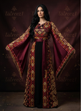 Al-Orjowan Burgandy The Winged Thobe