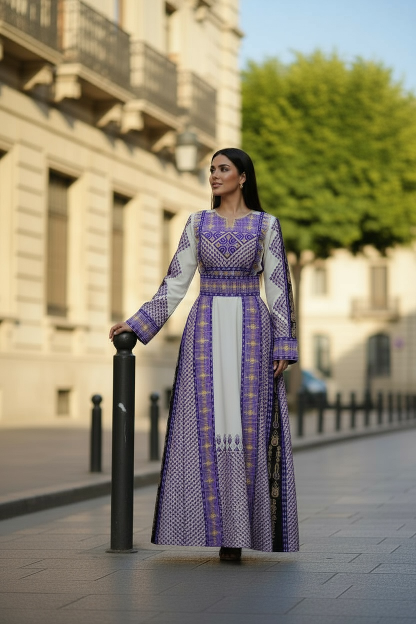 The Royal Tapestry Violet of Jerusalem Thawb