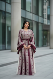 Front Embroidery Elegant Palestinian Dress