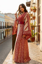 Load image into Gallery viewer, Traditional Heavy Embroidered Beige Thobe Luxury Quality
