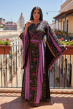 Simply Elegant Thoub Embroidered Palestinian Thobe