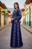 Blue Velvet Bloom Stunning Thoub
