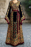 The Royal Queen Thoub Golden Embroidery