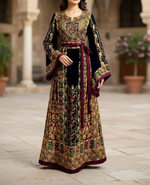Load image into Gallery viewer, The Royal Queen Thoub Golden Embroidery
