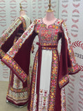 Stunning Embroidery Traditional Embroidered Palestinian Fellahi Thobe