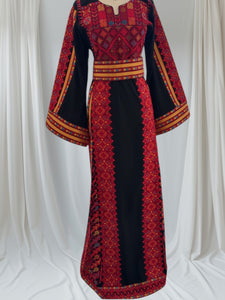 The legend Manajel Primo Heavy Embroidered Palestinian Fellahi Thobe