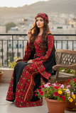 Traditional Red Embroidery Palestinian Fellahi Thobe