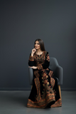 Golden Embroidery Velvet Embroidery Palestinian Fellahi Thobe