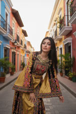 Load image into Gallery viewer, The Diamond Satin Luxury Tatreez Thobe
