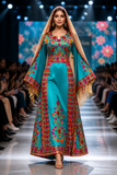 Queen Rania Fabric – soft, elegant, lightweight, and beautifully draped for a luxurious Thoub