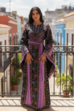 Simply Elegant Thoub Embroidered Palestinian Thobe