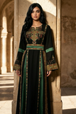 Elegant Details Embroidery Silk Dress