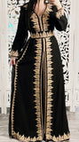 2 pieces Moroccan Embroidery stone caftan
