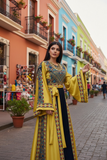 Simply Elegant Wide Sleeve Thoub Embroidered Palestinian Thobe