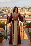 Simply Elegant Thoub Embroidered Palestinian Thobe