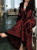The Perfection Embroidery Mermaid, Long Thoub Dress