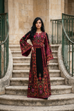 Red/ Black Embroidery Palestine Thoub