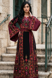 Red/ Black Embroidery Palestine Thoub