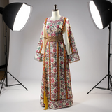 Rose Embroidered Palestinian Thobe