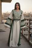 Eid collection Elegant Embroidered Palestinian Dress
