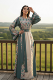 Eid collection Elegant Dress Embroidered Palestinian Thobe