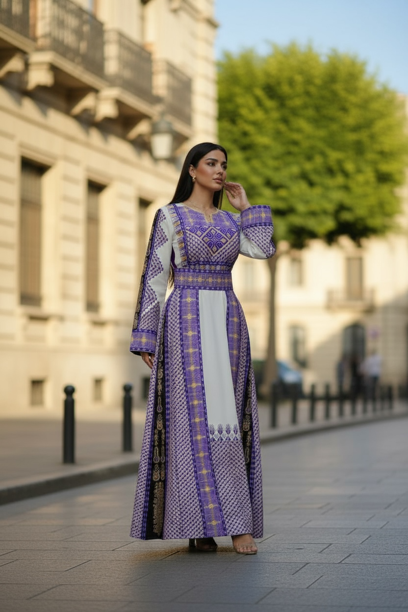 The Royal Tapestry Violet of Jerusalem Thawb