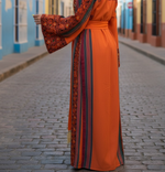 Charger l'image dans la galerie, Beautiful Majdalway Embroidered Palestinian Fellahi Thobe
