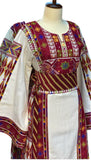 Etameen Traditional  Embroidered Palestinian Fellahi Thobe