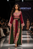 The Ruby Embroidered Palestinian Thobe