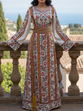 Rose Embroidered Palestinian Thobe