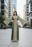 The Emerald Silk Thobe Palestine Thoub