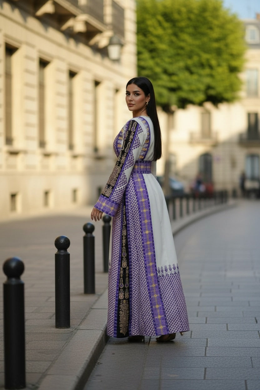 The Royal Tapestry Violet of Jerusalem Thawb