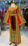 Palestinian Malak Thobe | Golden Qasab Embroidery ✨