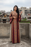 Elegant Embroidered Palestinian Dress