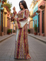 Load image into Gallery viewer, Sitt Al-Kul Thobe Embroidered Palestinian Fellahi
