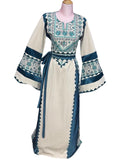Eid collection Elegant Dress Embroidered Palestinian Dress