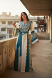 Eid collection Elegant Dress Embroidered Palestinian Dress