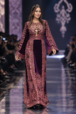 Deep Plum Velvet Stunning Thoub
