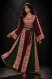 The Ruby Embroidered Palestinian Thobe