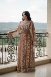 Rose Embroidered Palestinian Thobe