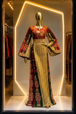 Green Ghabani Traditional Embroidered Thoub