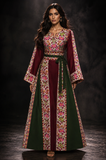 The Ruby Embroidered Palestinian Thobe