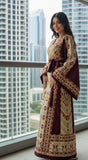 thoub Embroidered Palestinian Fellahi Thobe With Belt