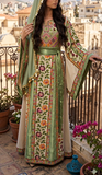 Simply Elegant Thoub Embroidered Palestinian Dress