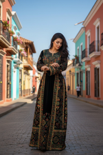 Load image into Gallery viewer, Green Velvet Stunning Thoub
