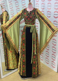 Pistachio The Winged Metallic with Black Accents Thoub